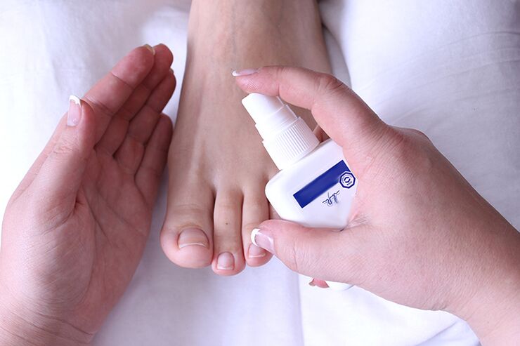 Foot disinfectant to prevent fungus