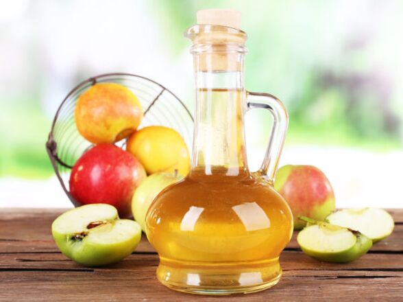 Apple cider vinegar for fungi