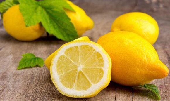 Lemon for fungus