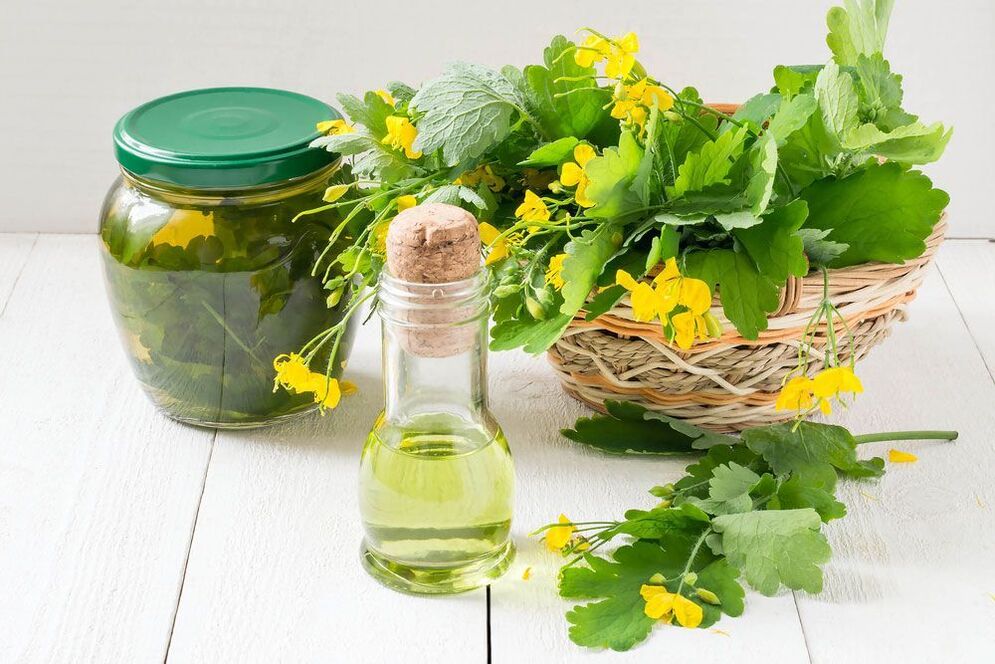 Celandine fights nail fungus